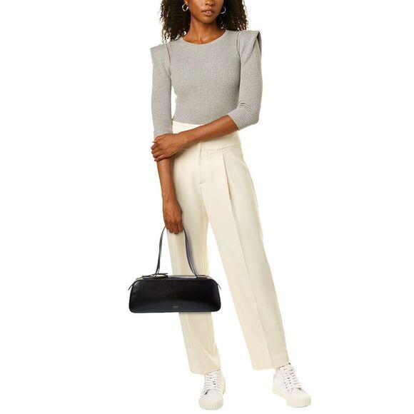 Khaite Simona Leather Shoulder Bag, Black - Picture 4 of 4